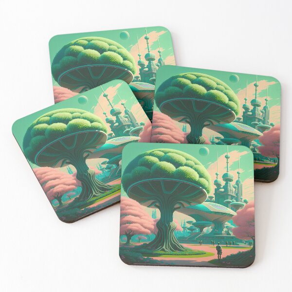 Item preview, Robo-Garden: A futuristic oasis in the heart of the city designed and sold by NeuralCanvas.