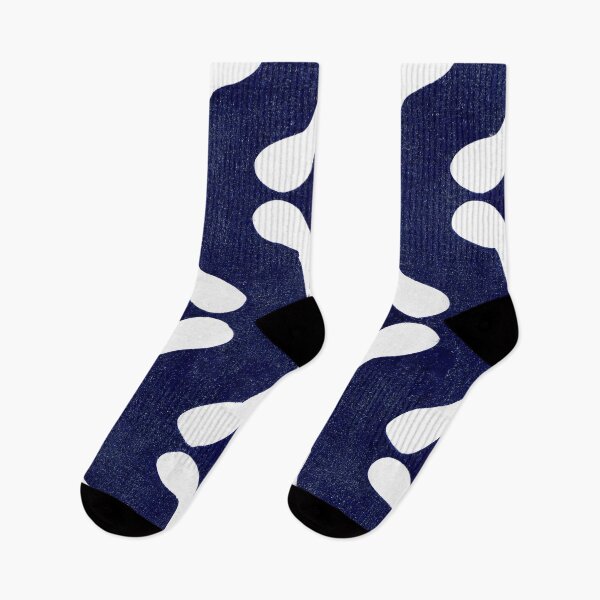 Item preview, Indigo blue abstract pattern watercolor designed and sold by Maisonsucces.