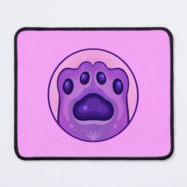 Item preview, Kawaii Purple Cat Paw designed and sold by With Love, InspireMari.