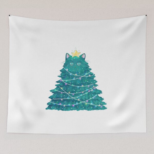 Item preview, CHRISTMAS TREE CAT designed and sold by sandudesigns.