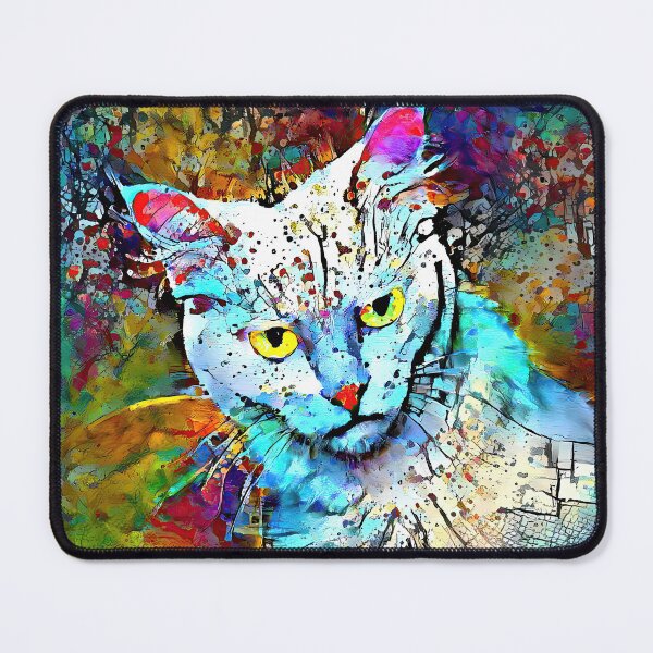 Item preview, Abstract Art | Deep Style abstraction | Cat designed and sold by blackhalt.