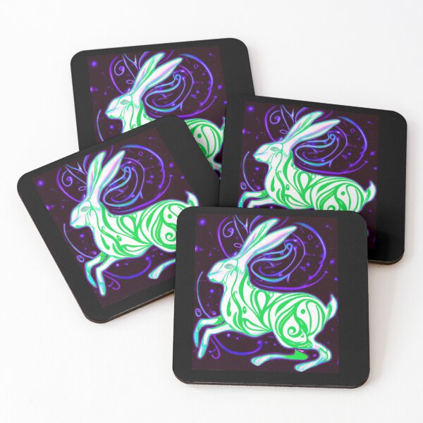 Item preview, Celtic Moon Hare Art – Mystical Pagan Lunar Animal Design designed and sold by Vividality.