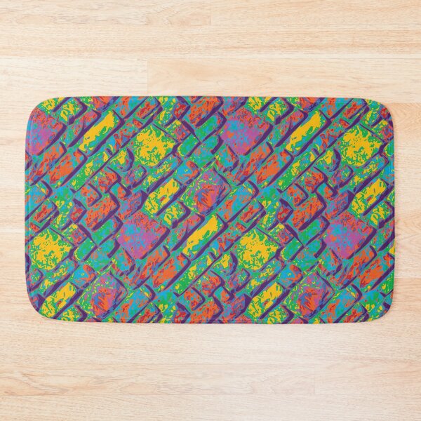 Item preview, Rainbow Brick Wall Colorful Seamless Pattern designed and sold by Reconocer.
