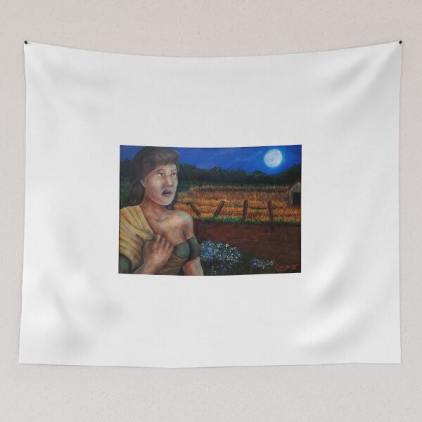 Item preview, Moon over the wheatfield designed and sold by DarkRubyMoon.