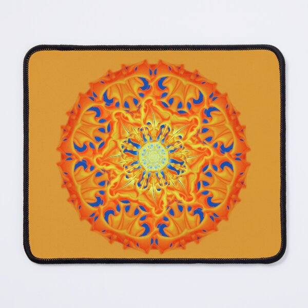 Item preview, Bee Bloom round 1 Sunrise nature flower pattern designed and sold by bryansteward.