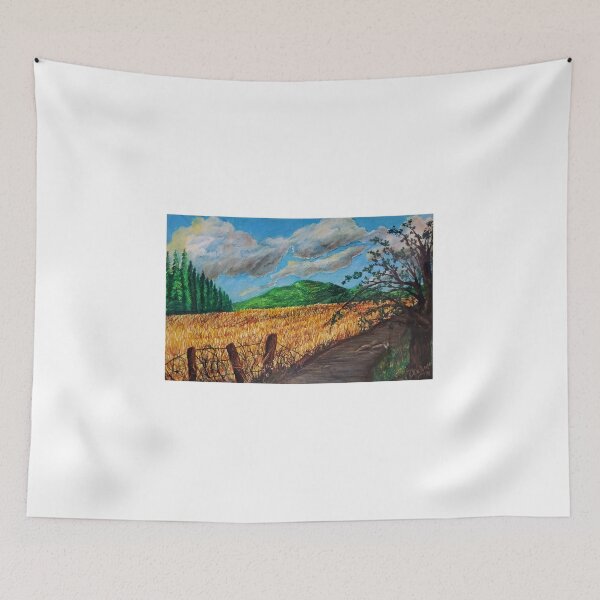 Item preview, Country Road Amongst the Wheat designed and sold by DarkRubyMoon.