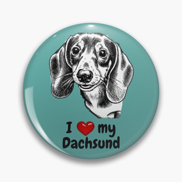 Item preview, I Love my Dachsund designed and sold by LokoLoki.