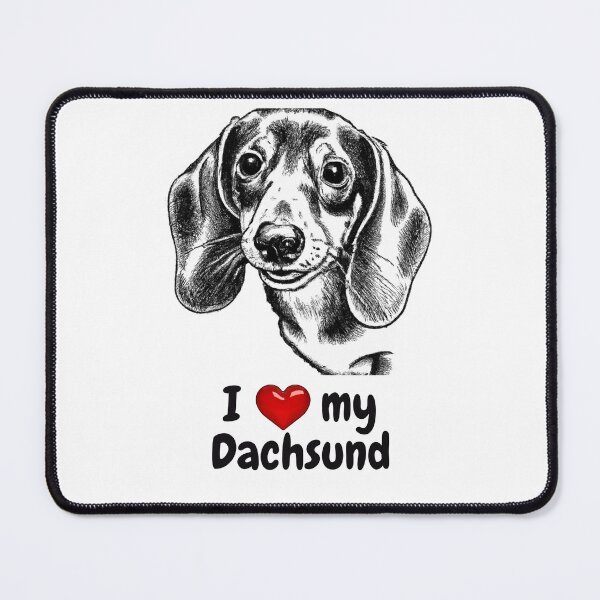 Item preview, I Love my Dachsund designed and sold by LokoLoki.