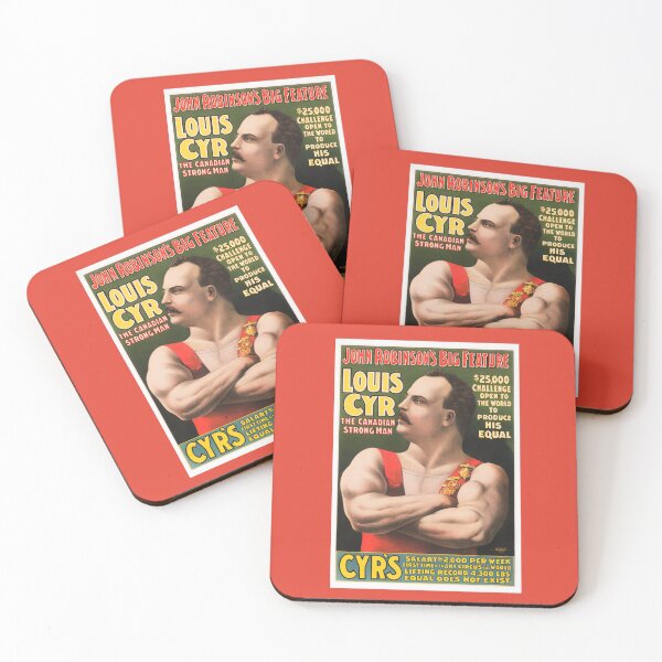 Item preview, Louis Cyr - The Canadian Strongman - John Robinson's Big Feature - 1898 designed and sold by warishellstore.