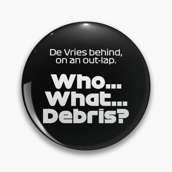 Item preview, SAI. Who? What? Debris? - Best Team Radio Mexican GP 2022 (White) designed and sold by FilipeFerreira.