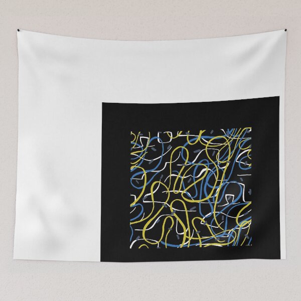 Item preview,  crazy random lines pattern  designed and sold by aimadbro.