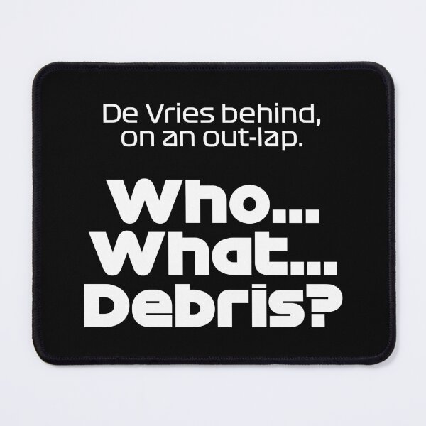 Item preview, SAI. Who? What? Debris? - Best Team Radio Mexican GP 2022 (White) designed and sold by FilipeFerreira.