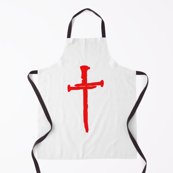 Item preview, Red Christian Cross of Nails designed and sold by Rowena Jones.