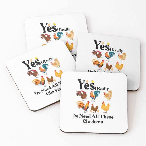 Item preview, Yes I Really Do Need All These Chickens designed and sold by seritik.