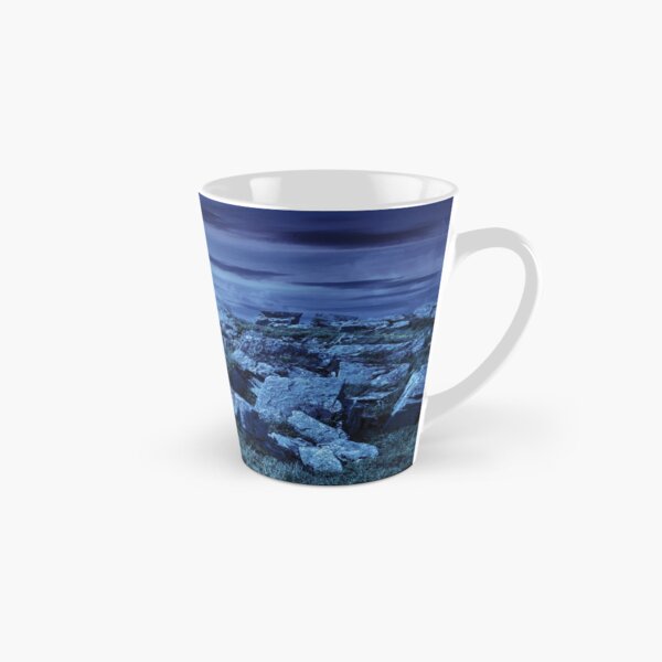 boulders on the mountain meadow at night Tall Mug