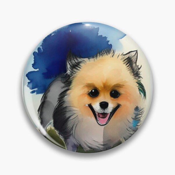 Item preview, Watercolour Pomeranian  designed and sold by FunTorture.