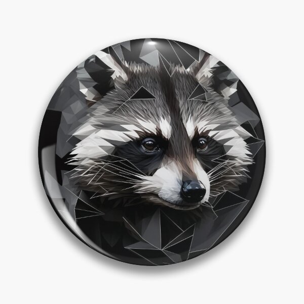 Item preview, Raccoon Geometric Portrait designed and sold by Bondoboxy.