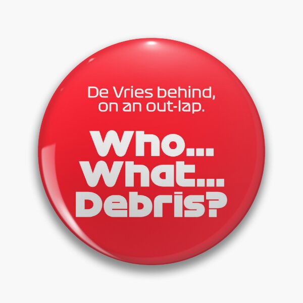 Item preview, SAI. Who? What? Debris? - Best Team Radio Mexican GP 2022 (Red BG) designed and sold by FilipeFerreira.