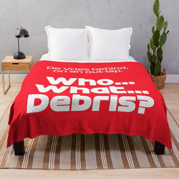 Item preview, SAI. Who? What? Debris? - Best Team Radio Mexican GP 2022 (Red BG) designed and sold by FilipeFerreira.