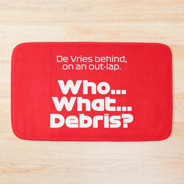 Item preview, SAI. Who? What? Debris? - Best Team Radio Mexican GP 2022 (Red BG) designed and sold by FilipeFerreira.