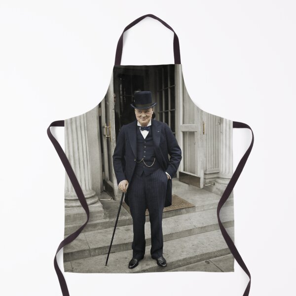 Item preview, Winston Churchill At White House - 1929 - Colorized designed and sold by warishellstore.