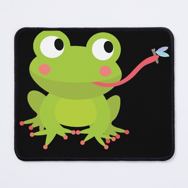 Item preview, Cartoon Frog Catching Fly designed and sold by PrintPortal.