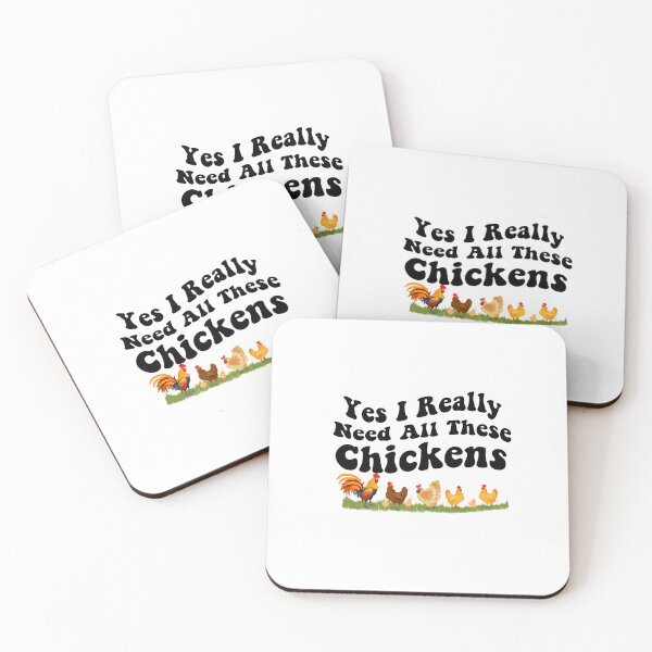 Item preview, Yes I Really Do Need All These Chickens designed and sold by seritik.
