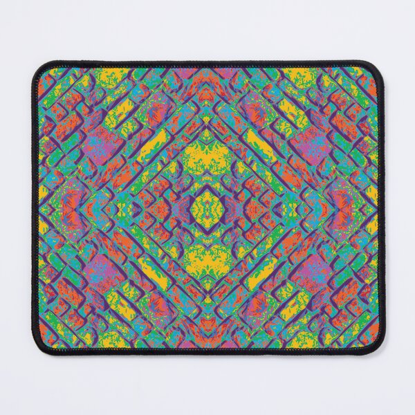 Item preview, Rainbow Brick Wall Colorful Inverted Seamless Pattern designed and sold by Reconocer.