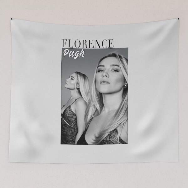 Item preview, florence Pugh - poster 90's esthetic designed and sold by ashton-designs.