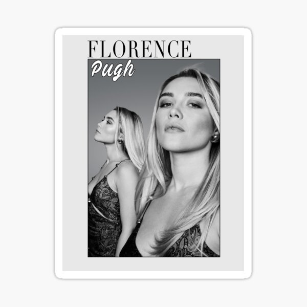 Florence Pugh Poster 90s Esthetic Sticker For Sale By Ashton Designs Redbubble 