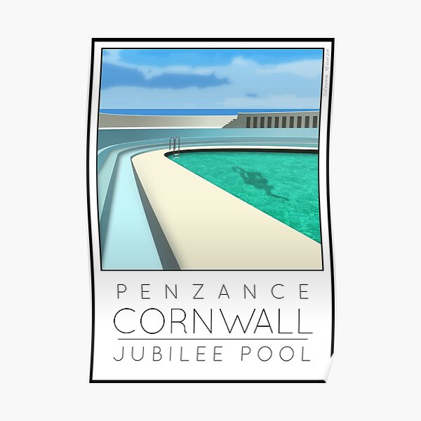Lido Poster Penzance Jubilee Poster
