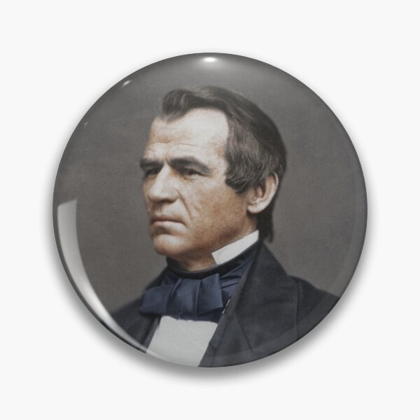 Item preview, Andrew Johnson Portrait 1860 - Colorized designed and sold by warishellstore.