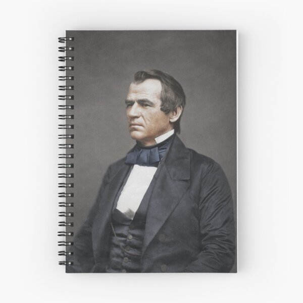 Item preview, Andrew Johnson Portrait 1860 - Colorized designed and sold by warishellstore.