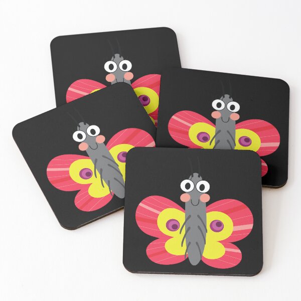 Item preview, Colorful Butterfly Cartoon Illustration designed and sold by PrintPortal.