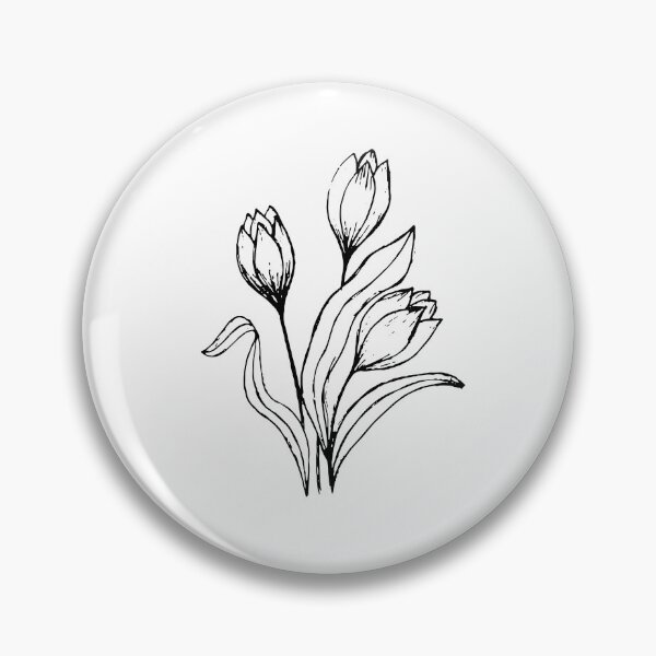 Item preview, Tulips Line Drawing designed and sold by Sabina Maria.