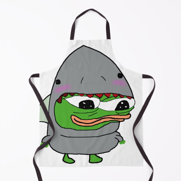 Item preview, Cute Shark Pepe  designed and sold by TheMemesLord.