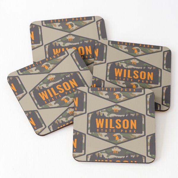 Item preview, Wilson State Park Michigan Camouflage Forest Badge designed and sold by palmettodigital.