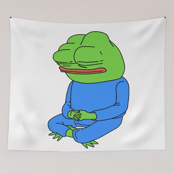 Item preview, Meditation Pepe designed and sold by TheMemesLord.