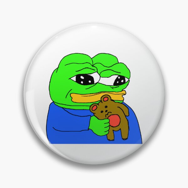 Item preview, Pepe With Teddy Bear designed and sold by TheMemesLord.
