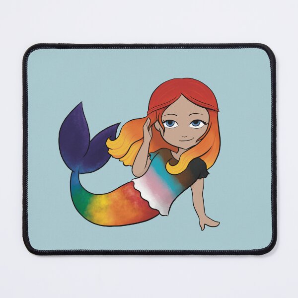 Item preview, LGBTQ+ Pride Mermaid - Variation 2 designed and sold by RoseActress.