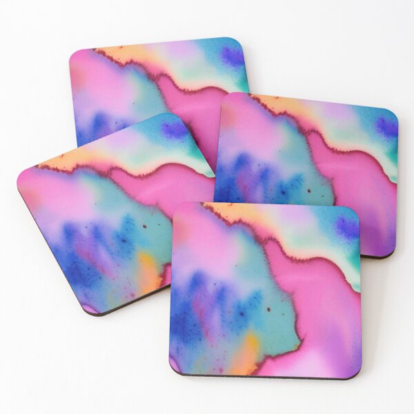 Item preview, Pastel Abstract Watercolor Splatter designed and sold by CattlettArt.