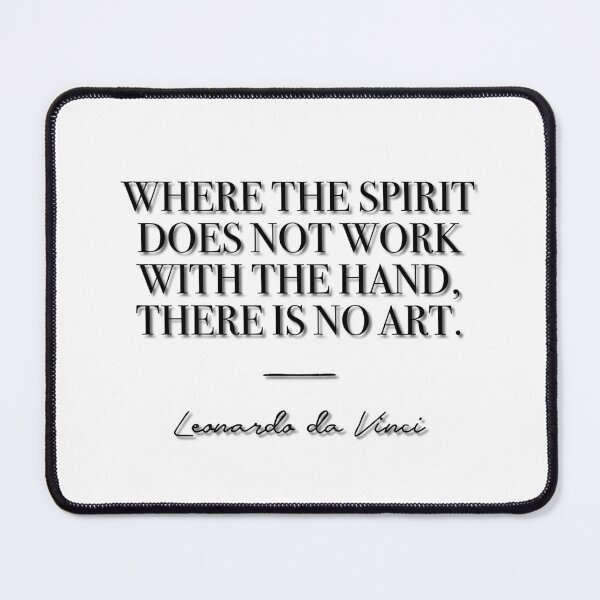 Item preview, Where the spirit does not work with the hand, there is no art (black) designed and sold by didijuca.