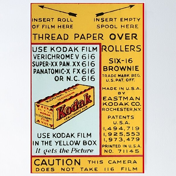 Item preview, Kodak Brownie Six-16 Camera Label  designed and sold by John Campbell.
