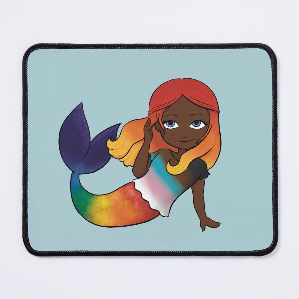Item preview, LGBTQ+ Pride Mermaid - Variation 3 designed and sold by RoseActress.