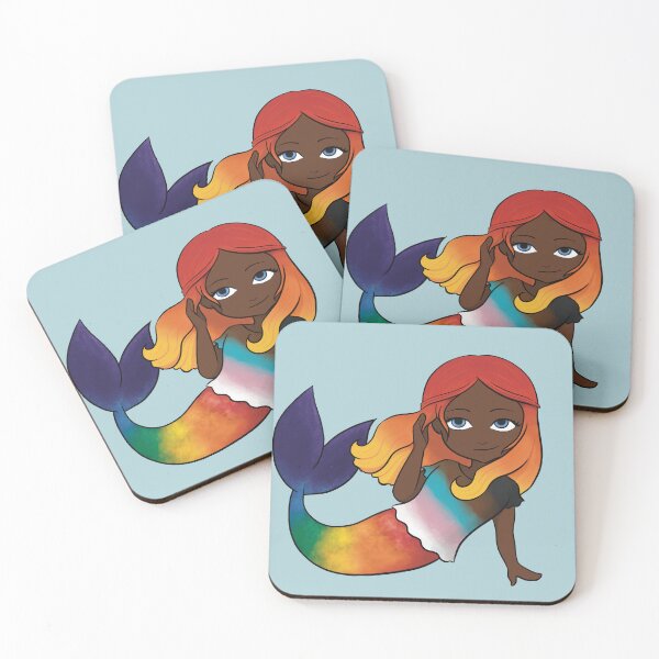 Item preview, LGBTQ+ Pride Mermaid - Variation 3 designed and sold by RoseActress.