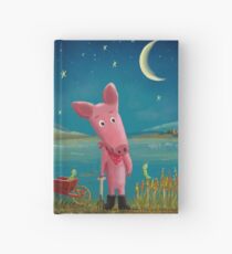 farmer pig Hardcover Journal