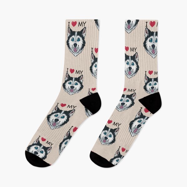 Item preview, I Love My Husky designed and sold by BMAB2003.