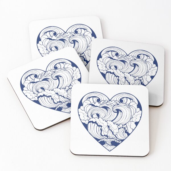 Item preview, Sea Heart Print designed and sold by Daria Heaney.