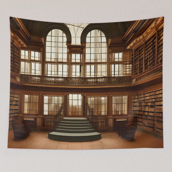 Item preview, Vintage Abandoned Library designed and sold by sadconfusedmoon.