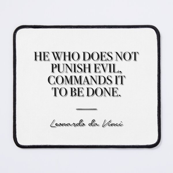 Item preview, He who does not punish evil, commands it to be done (black) designed and sold by didijuca.
